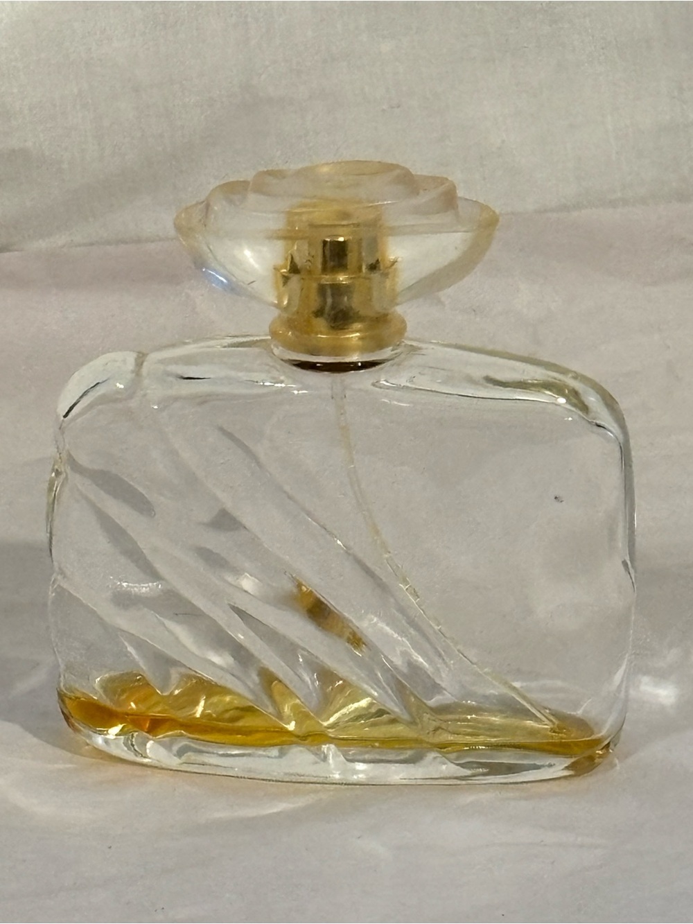 Vintage Estee Lauder Beautiful Decorative Glass Perfume Bottle 3.4 Oz